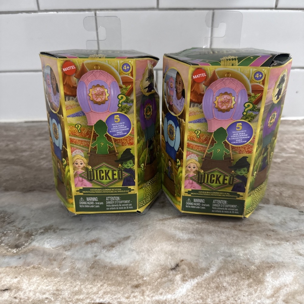 Wicked Ozian Balloons Reveal Blind Box Mini Figure Mystery New Sealed Lot Of 2